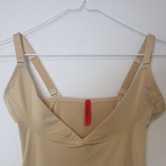 Spanx Slimplicity Open-Bust Boost Camisole Nude Beige Womens Medium - Picture 3 of 8